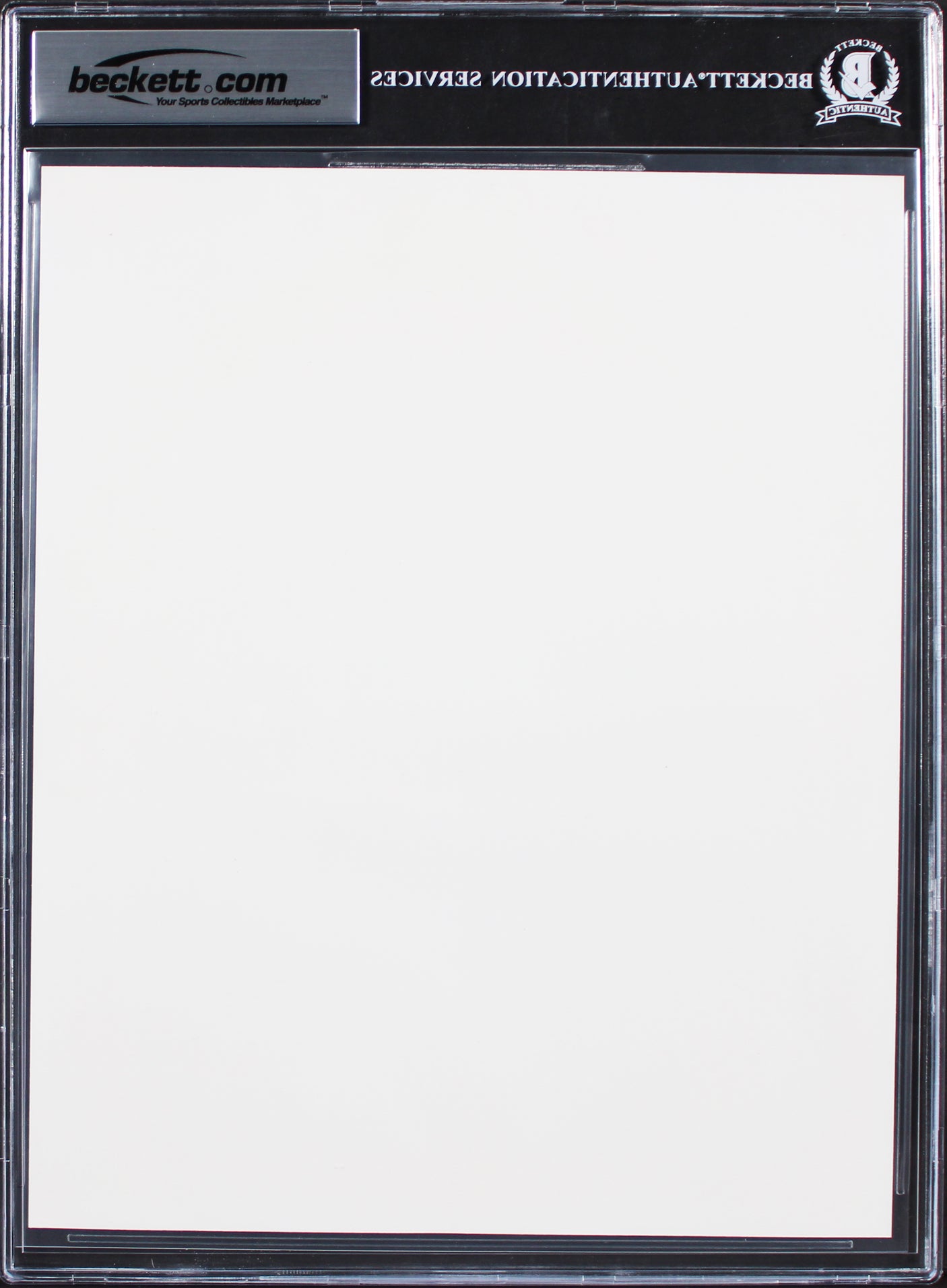 Joaquin Phoenix & Geoffrey Rush Quills Authentic Signed 8x10 Photo BAS Slabbed