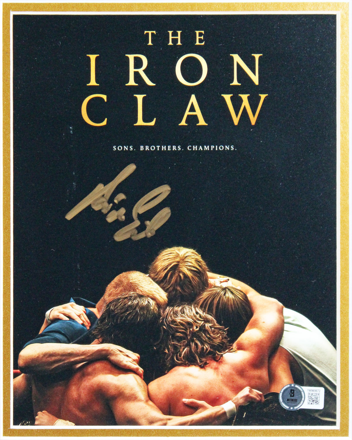 Kevin Adkinson Kevin Von Erich The Iron Claw Signed 8x10 Framed Photo BAS Wit