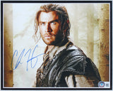 Chris Hemsworth The Huntsman: Winter's War Signed 8x10 Framed Photo BAS #BJ52154