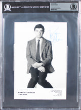 Rowan Atkinson Mr. Bean Authentic Signed 5.75x8.5 Photo Autographed BAS Slabbed