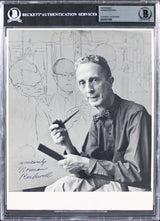 Normal Rockwell "Sincerely" Authentic Signed 8x10 Photo Autographed BAS Slabbed