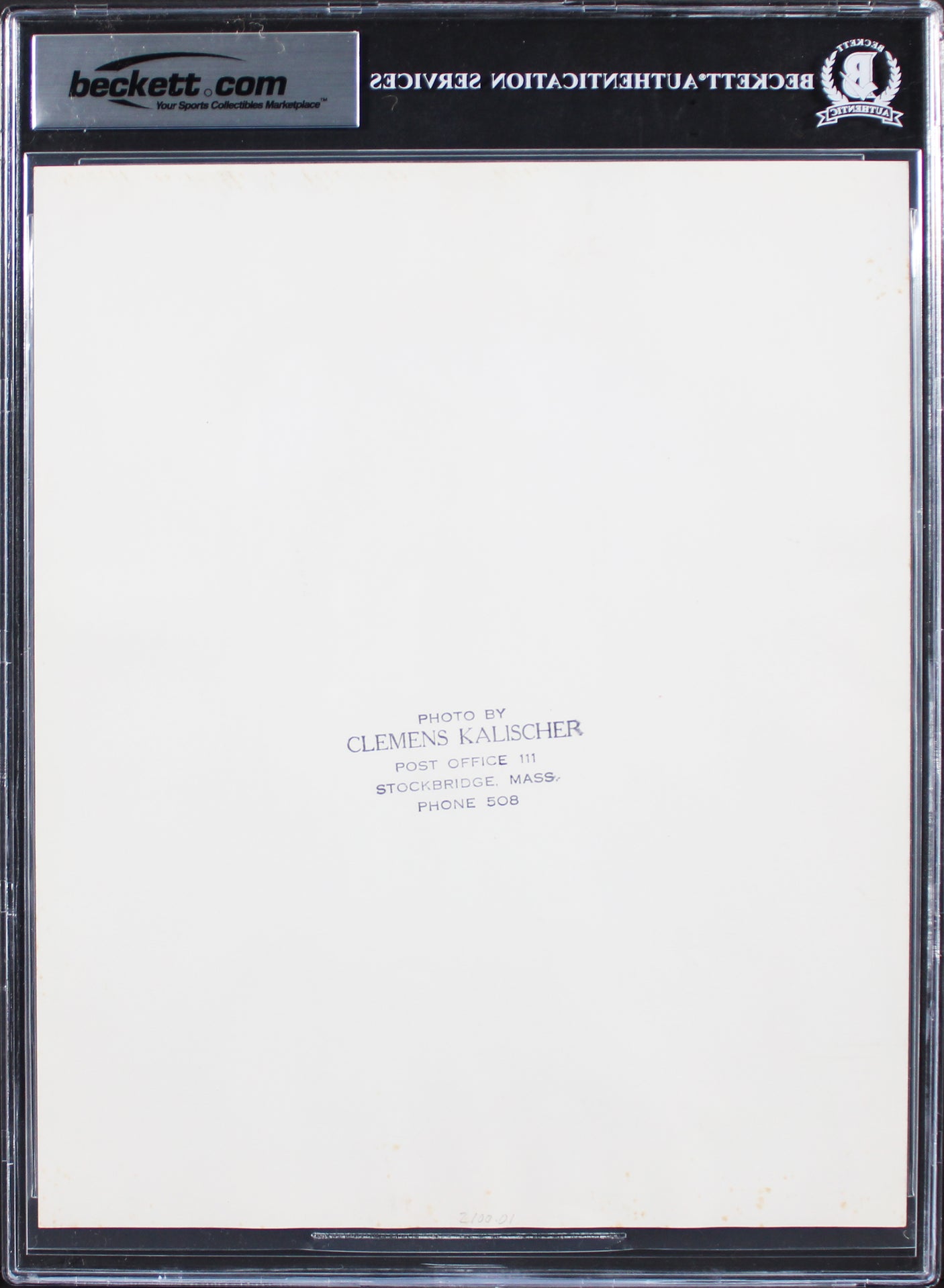 Normal Rockwell "Sincerely" Authentic Signed 8x10 Photo Autographed BAS Slabbed