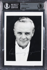 Anthony Hopkins The Silence of the Lambs Authentic Signed 5x7 Photo BAS Slab 1