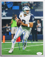 Cowboys Roger Staubach, Troy Aikman & Tony Romo Signed 8x10 Framed Photo JSA