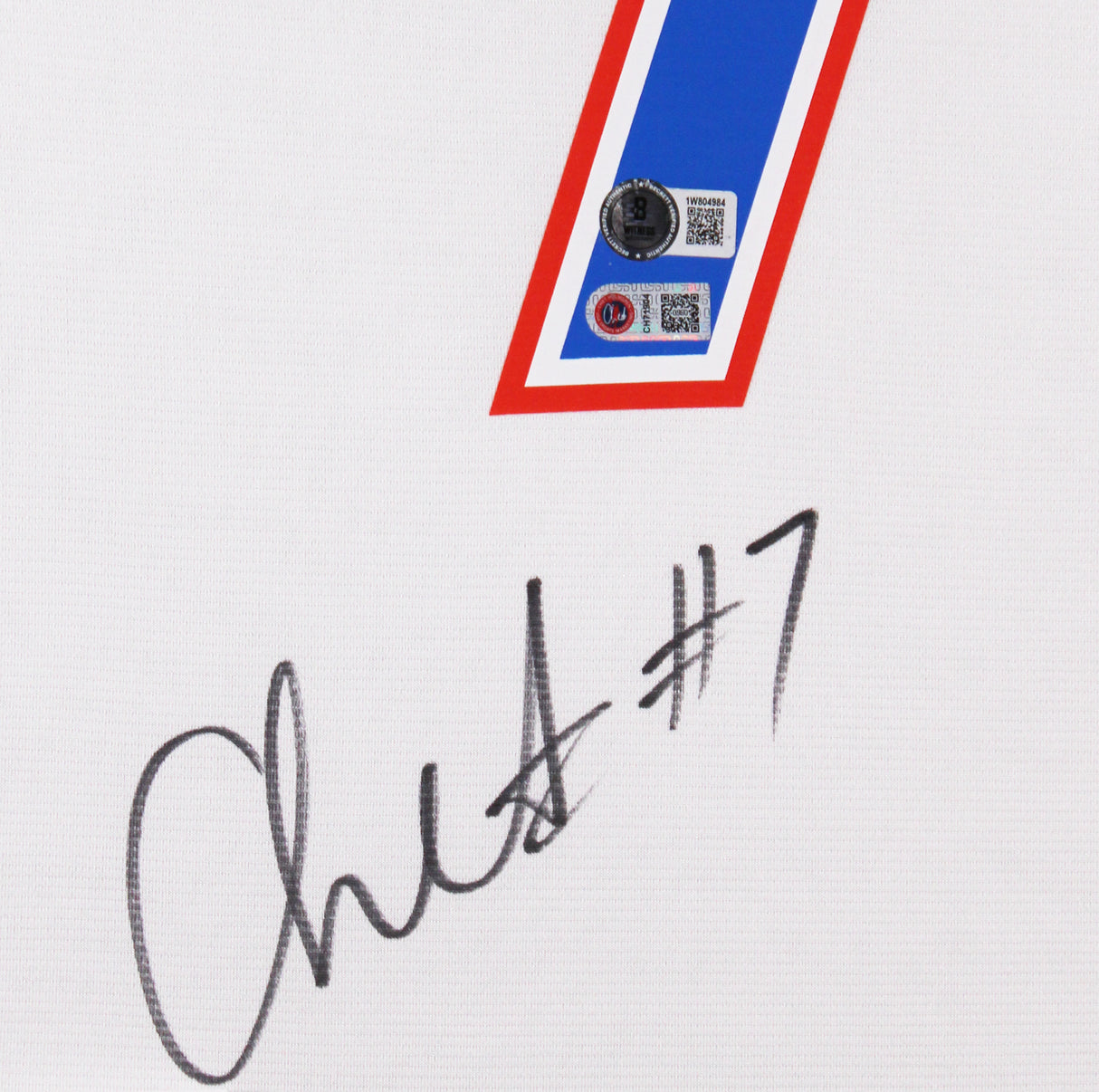 Thunder Chet Holmgren Signed White Nike Swingman Framed Jersey BAS Witnessed