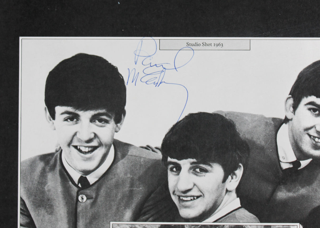 Paul McCartney Signed The Beatles David Wigg Interviews Album Flat BAS #AE65104
