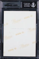 Joaquin Phoenix It's All About Love "Peace & Love" Signed 5x7 Photo BAS Slabbed