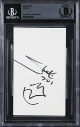 Shakira Musician Authentic Signed 3x5 Index Card Autographed BAS Slabbed 1