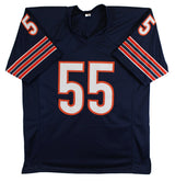 Lance Briggs Authentic Signed Navy Pro Style Jersey Autographed JSA