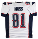 Randy Moss Authentic Signed White Pro Style Jersey Autographed BAS Witnessed 2