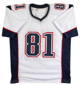 Randy Moss Authentic Signed White Pro Style Jersey Autographed BAS Witnessed 2