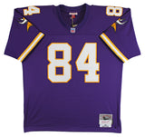 Vikings Randy Moss Authentic Signed Purple M&N 1998 TB Jersey BAS Wit #4W986557
