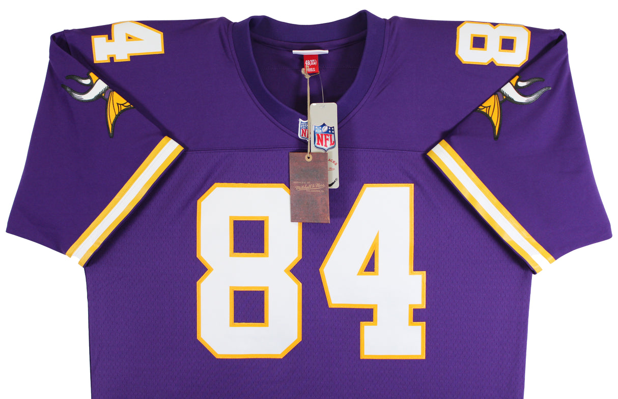 Vikings Randy Moss Authentic Signed Purple M&N 1998 TB Jersey BAS Wit #4W986557