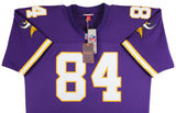 Vikings Randy Moss Authentic Signed Purple M&N 1998 TB Jersey BAS Wit #4W986557