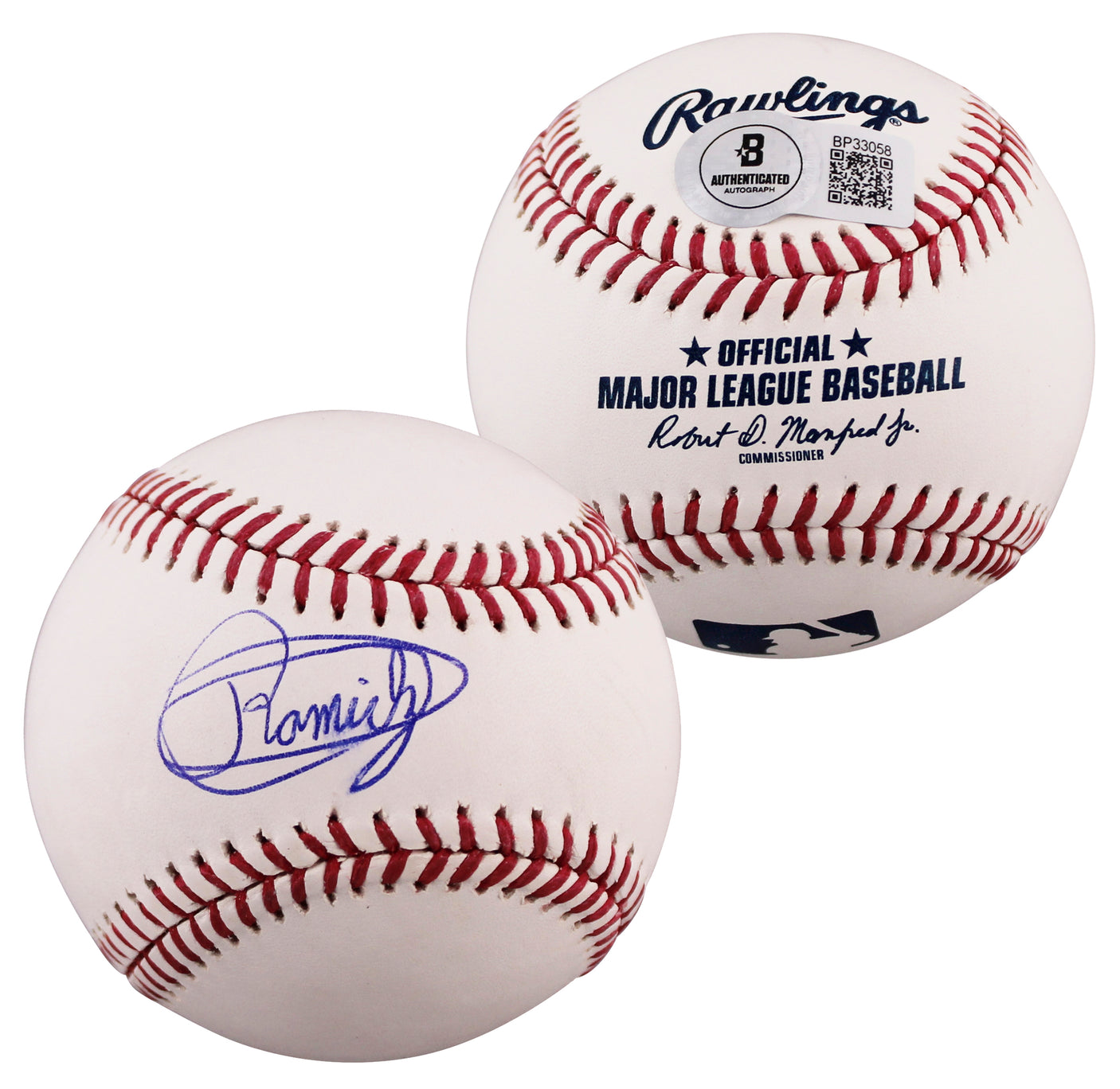 Pirates Yohan Ramirez Authentic Signed OML Baseball Autographed BAS #BP33058