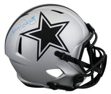 Cowboys Tony Dorsett Signed Rave Full Size Speed Rep Helmet BAS Wit #2W689848