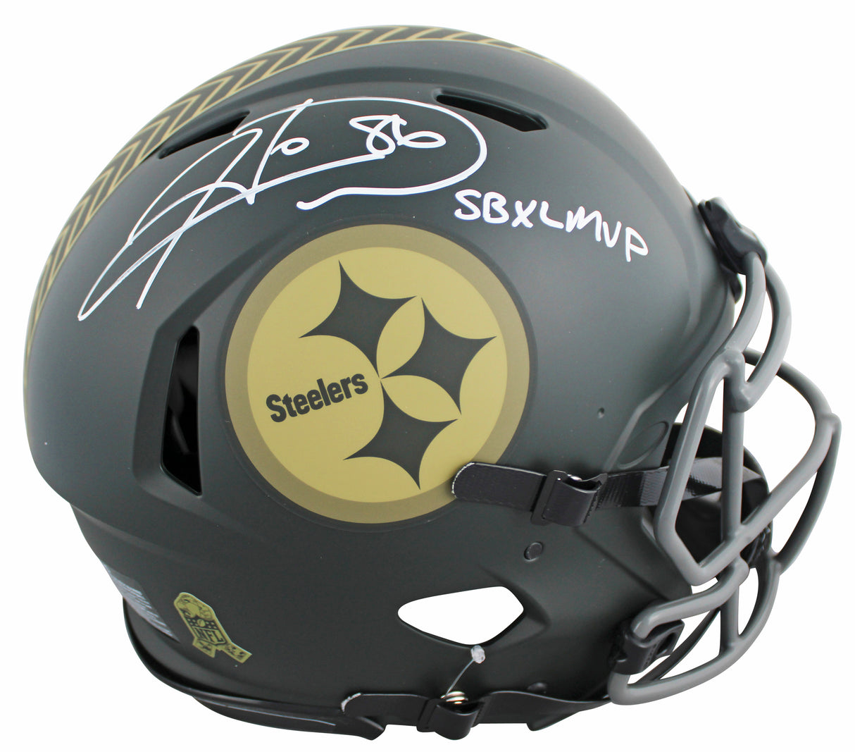 Steelers Hines Ward "SB XL MVP" Signed STS IV F/S Speed Proline Helmet BAS Wit