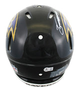 Ravens Zay Flowers Authentic Signed Riddell Full Size Speed Proline Helmet BAS