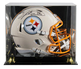 Steelers Hines Ward Signed Retro Full Size Speed Rep Helmet W/ Case BAS Witness