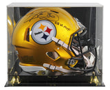 Steelers Hines Ward "SB MVP" Signed Flash F/S Speed Proline Helmet W/ Case BAS W