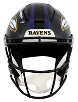 Ravens Zay Flowers Authentic Signed Riddell Speed Flex Full Size Helmet BAS