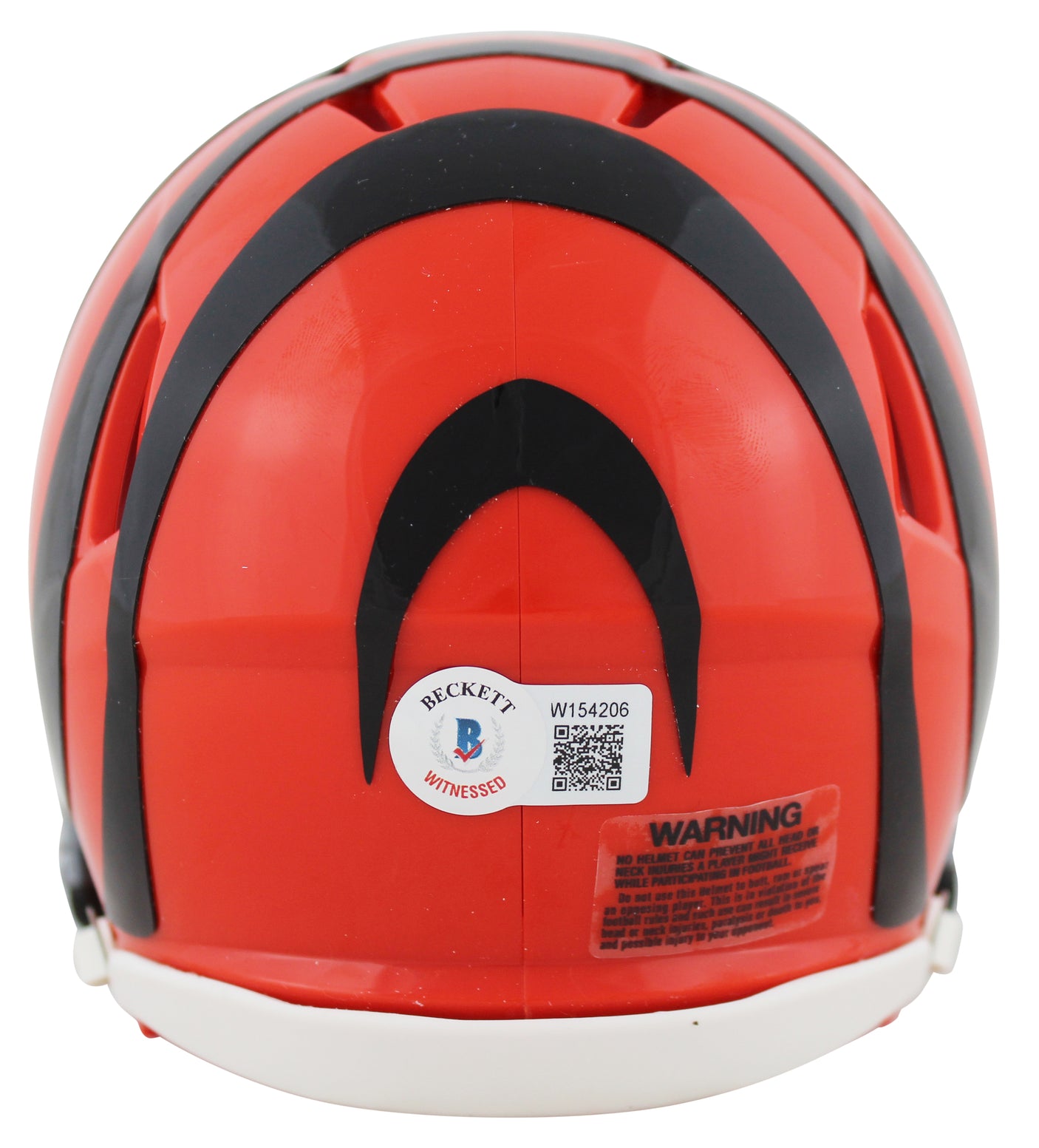 Bengals Tee Higgins Authentic Signed Speed Mini Helmet W/ Case BAS Witnessed