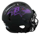 Ravens Zay Flowers Signed Eclipse Full Size Speed Proline Helmet BAS #BT15568