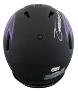 Ravens Zay Flowers Signed Eclipse Full Size Speed Proline Helmet BAS #BT15568