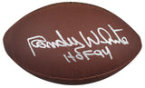 Cowboys Randy White "HOF 94" Signed Wilson Super Grip Football W/ Case BAS Wit