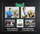 Mark Wahlberg & Seth McFarlane Ted Authentic Signed 8x10 Framed Photo PSA JSA