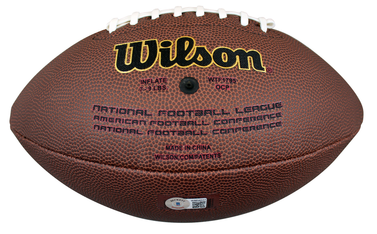 Cowboys Randy White "HOF 94" Signed Wilson Super Grip Football W/ Case BAS Wit