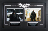 Christian Bale & Tom Hardy The Dark Knight Rises Signed 8x10 Framed Photo BAS