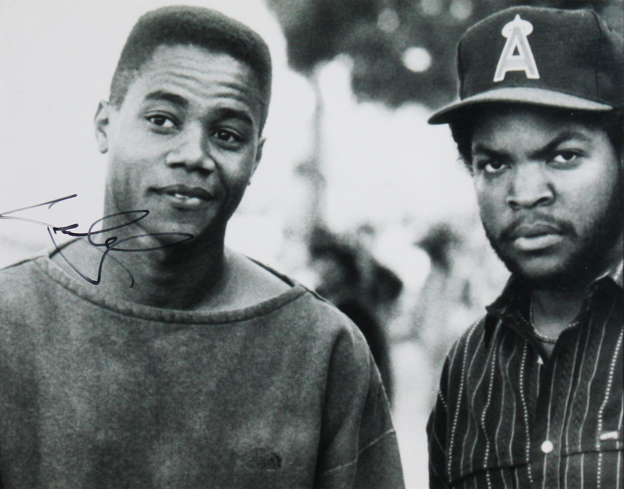Ice Cube & Cuba Gooding Jr. Boyz N The Hood Signed 8x10 Framed Photo BAS LOA