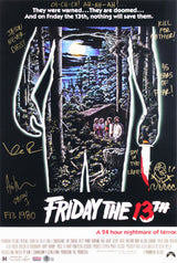 Kevin Bacon & Ari Lehman Authentic Signed Framed 16x24 Photo BAS #BT67618