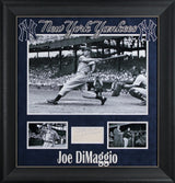 Yankees Joe DiMaggio Signed & Framed 2.5x4.5 Cut Signature PSA/DNA #AC06842