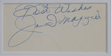 Yankees Joe DiMaggio Signed & Framed 2.5x4.5 Cut Signature PSA/DNA #AC06842