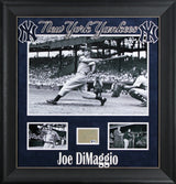 Yankees Joe DiMaggio Authentic Signed & Framed 2.5x3 Cut Signature BAS #A88434