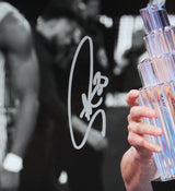 Warriors Stephen Curry Signed 16x20 2025 ASG MVP Trophy Spotlight Photo BAS Wit