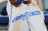 Vladimir Guerrero Jr. Signed 16x20 Vertical ALCS Batting Photo BAS Witnessed