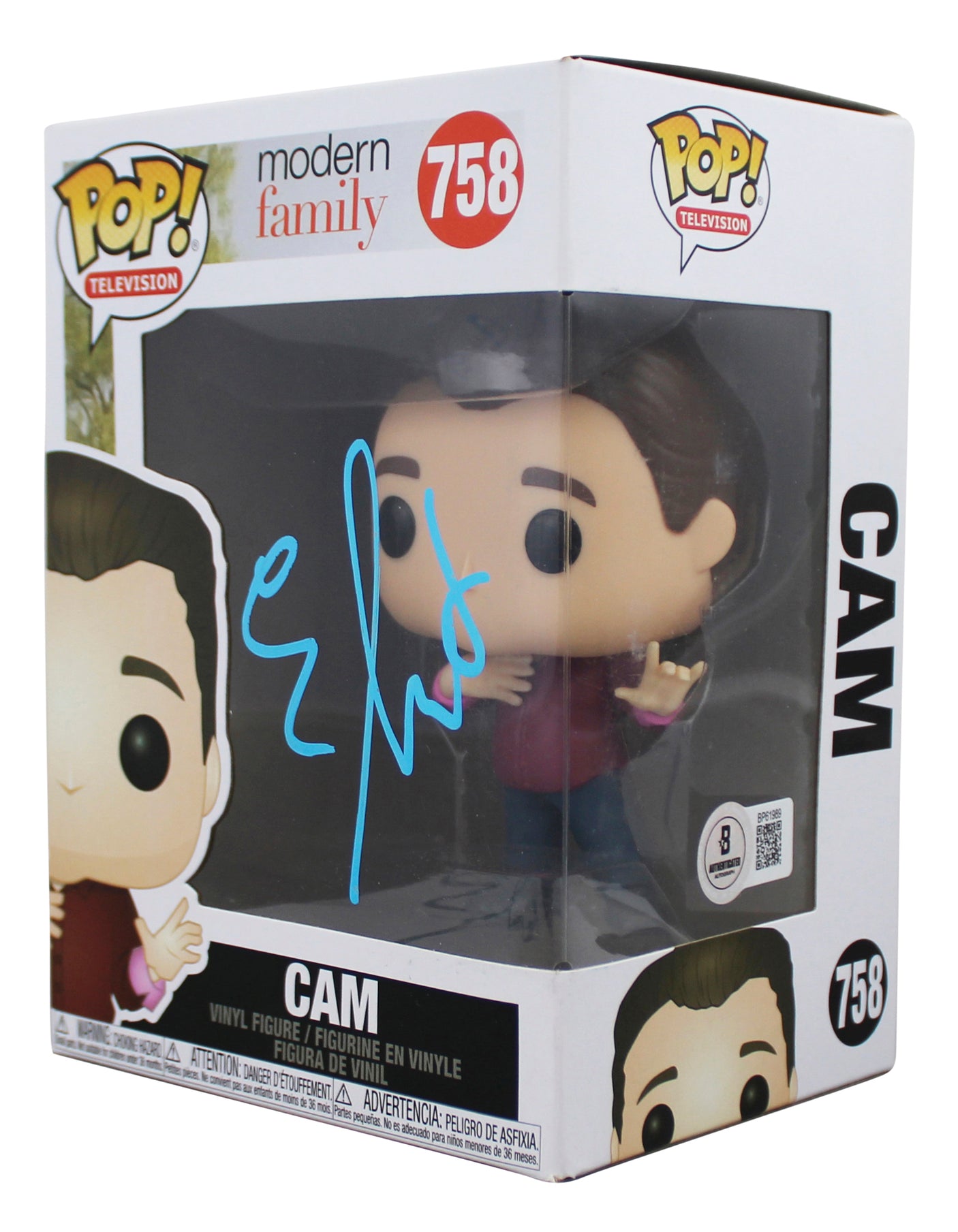 Eric Stonestreet Modern Family Signed Cam #758 Funko Pop Figure BAS #BP61989