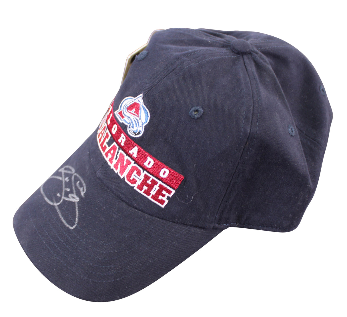 Avalanche Joe Sakic Authentic Signed CCM Hat Autographed BAS #BR84201