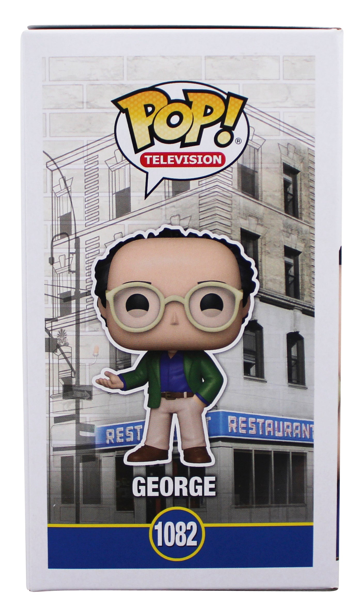 Jason Alexander Seinfeld Signed George #1082 Funko Pop Vinyl Figure JSA #QQ83129