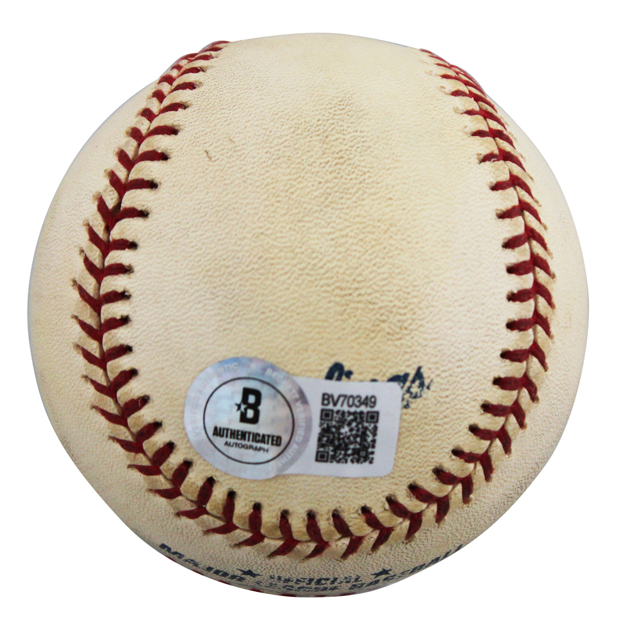 Blue Jays Shawn Green Signed Practice Used Allen Selig OML Baseball BAS #BV70349