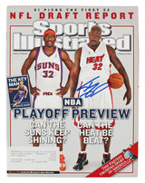 Heat Shaquille O'Neal Signed April 2005 Sports Illustrated Magazine BAS Witness