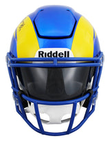 Rams Davante Adams Authentic Signed Speed Flex Midi Replica Mid Size Helmet BAS