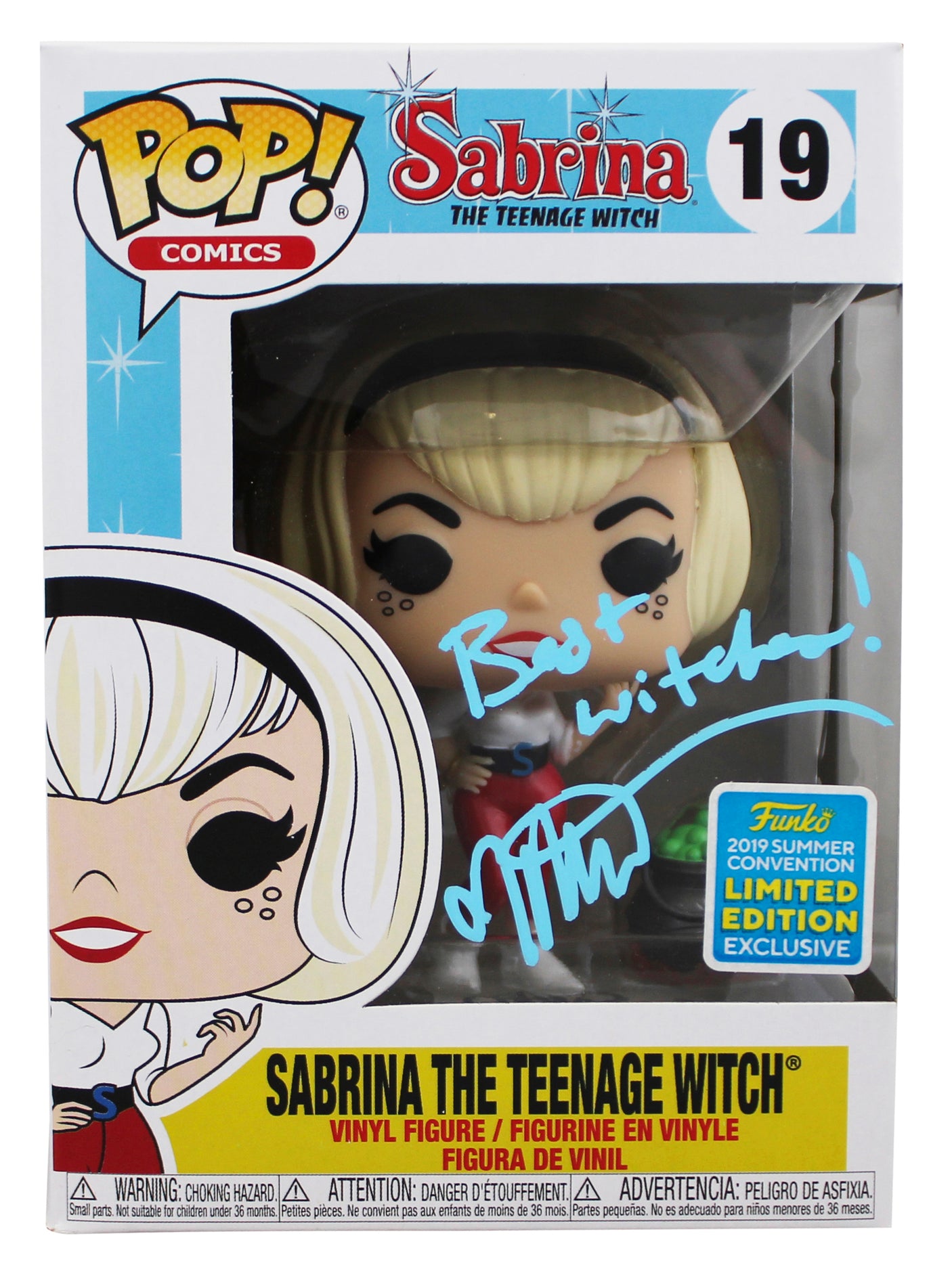 Melissa Joan Hart Sabrina The Teenage Witch Signed #19 Funko Pop Figure JSA