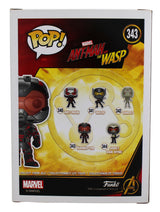 Michael Douglas Ant-Man Signed Hank Pym #343 Funko Pop Vinyl Figure JSA #AY40654