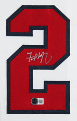 Fred McGriff Authentic Signed White Pro Style Framed Jersey BAS Witnessed
