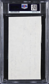 Susan B. Anthony "moral and social power" Signed 2.75x5.5 Cut Auto 10! PSA Slab