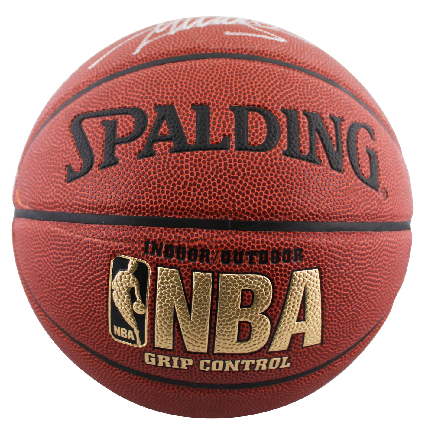 76ers Dikembe Mutombo Authentic Signed Spalding I/O Basketball BAS #BR84342